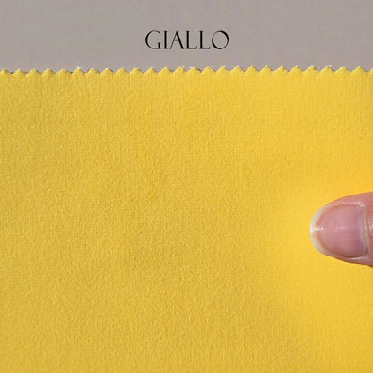 Tessuto Velluto "Toni Gialli & Arancio" Idrorepellente - Ignifugo Certificato