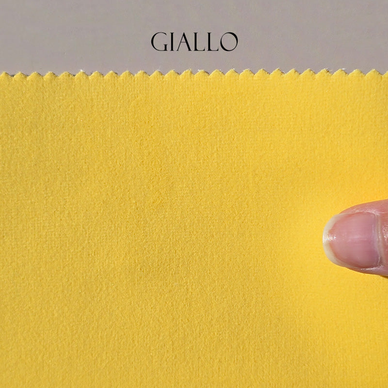 Tessuto Velluto "Toni Gialli & Arancio" Idrorepellente - Ignifugo Certificato