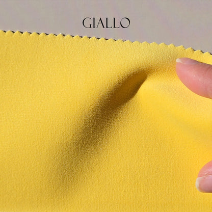 Tessuto Velluto "Toni Gialli & Arancio" Idrorepellente - Ignifugo Certificato