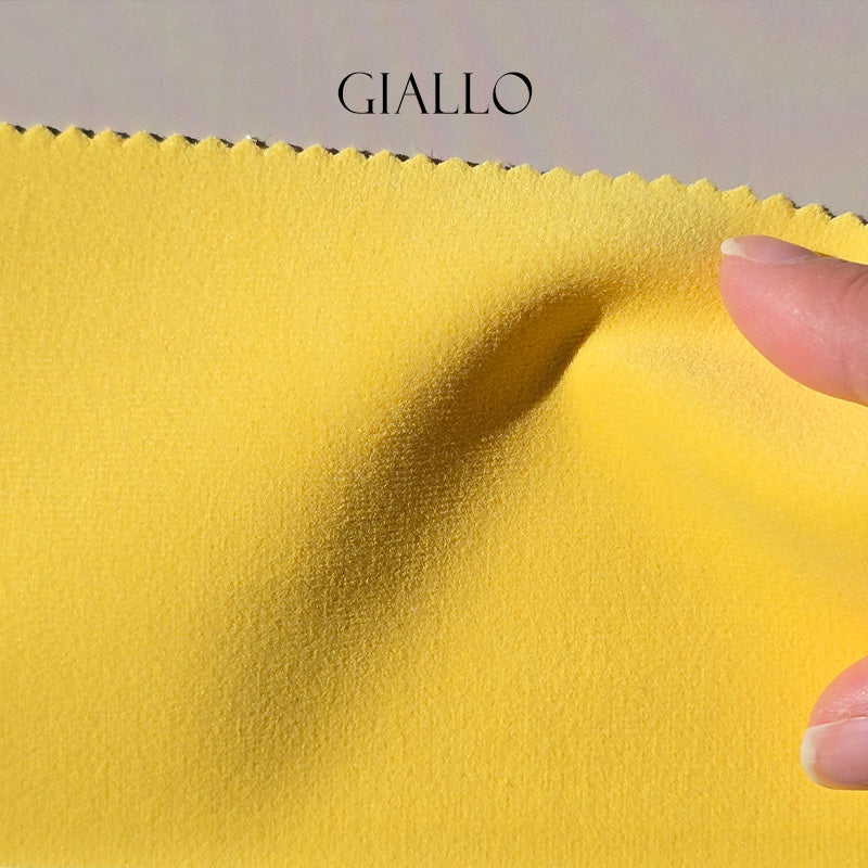 Tessuto Velluto "Toni Gialli & Arancio" Idrorepellente - Ignifugo Certificato