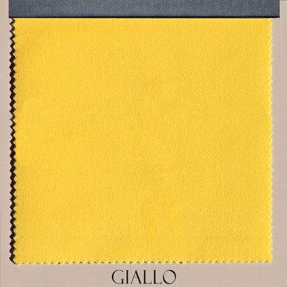 Tessuto Velluto "Toni Gialli & Arancio" Idrorepellente - Ignifugo Certificato