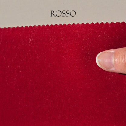 Tessuto Velluto "Rossi" Idrorepellente - Ignifugo Certificato