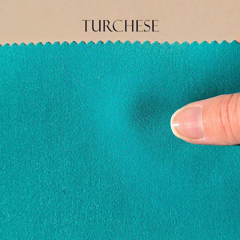 Tessuto Velluto "Toni Turchesi" Idrorepellente - Ignifugo Certificato