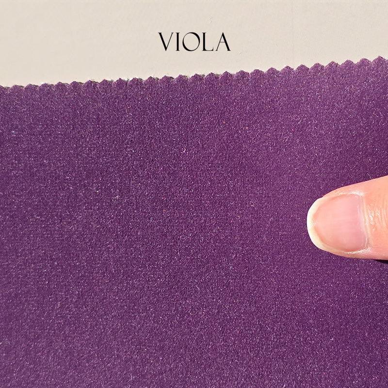 Tessuto Velluto "Toni Rosa & Viola" Idrorepellente - Ignifugo Certificato