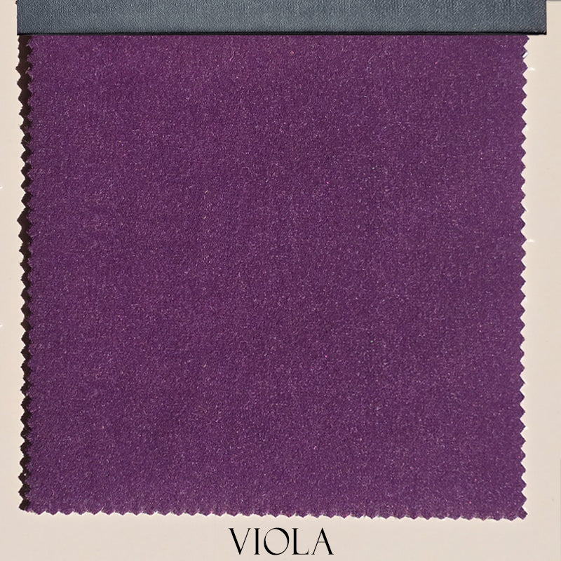 Tessuto Velluto "Toni Rosa & Viola" Idrorepellente - Ignifugo Certificato
