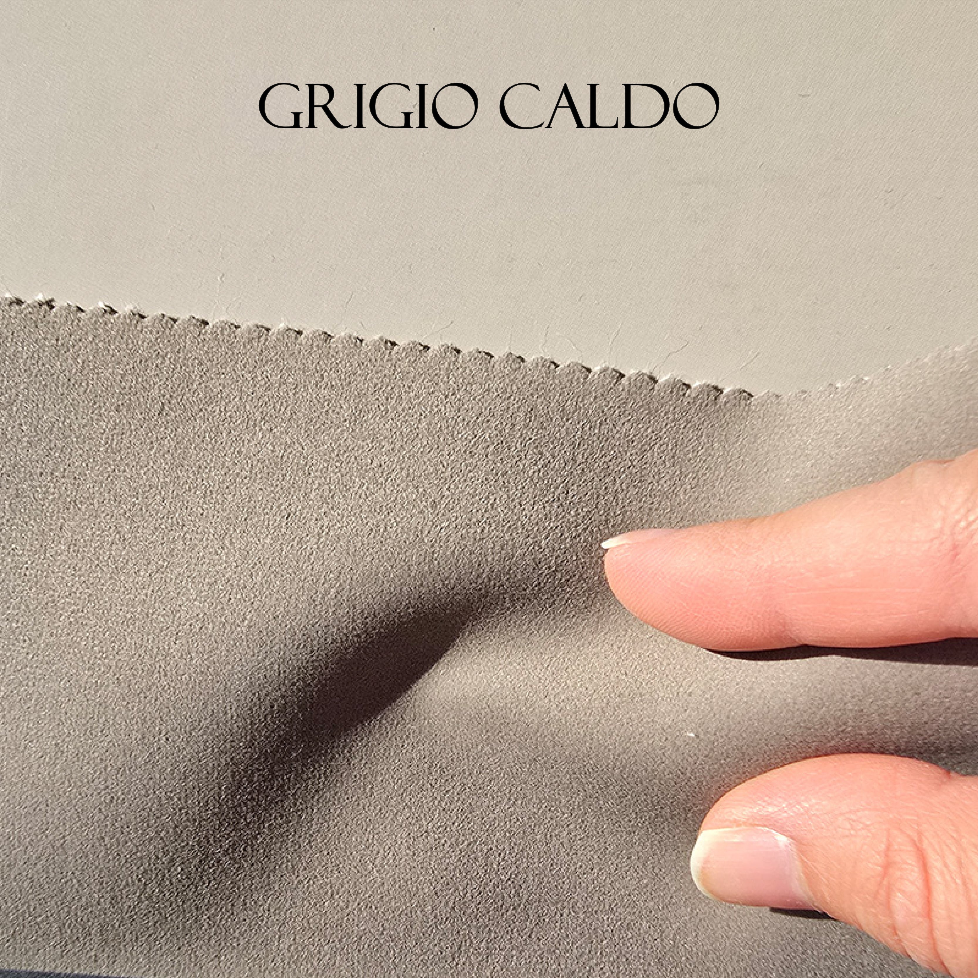 Tessuto Velluto "Toni Grigi" Idrorepellente - Ignifugo Certificato