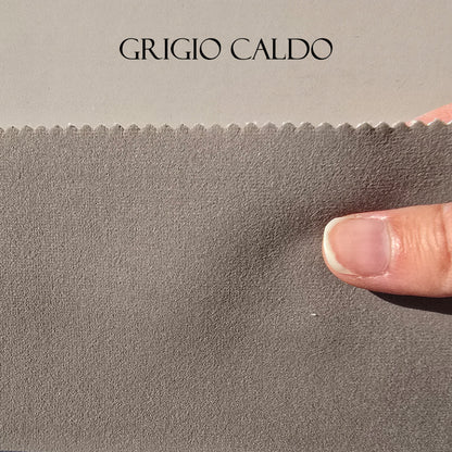 Tessuto Velluto "Toni Grigi" Idrorepellente - Ignifugo Certificato