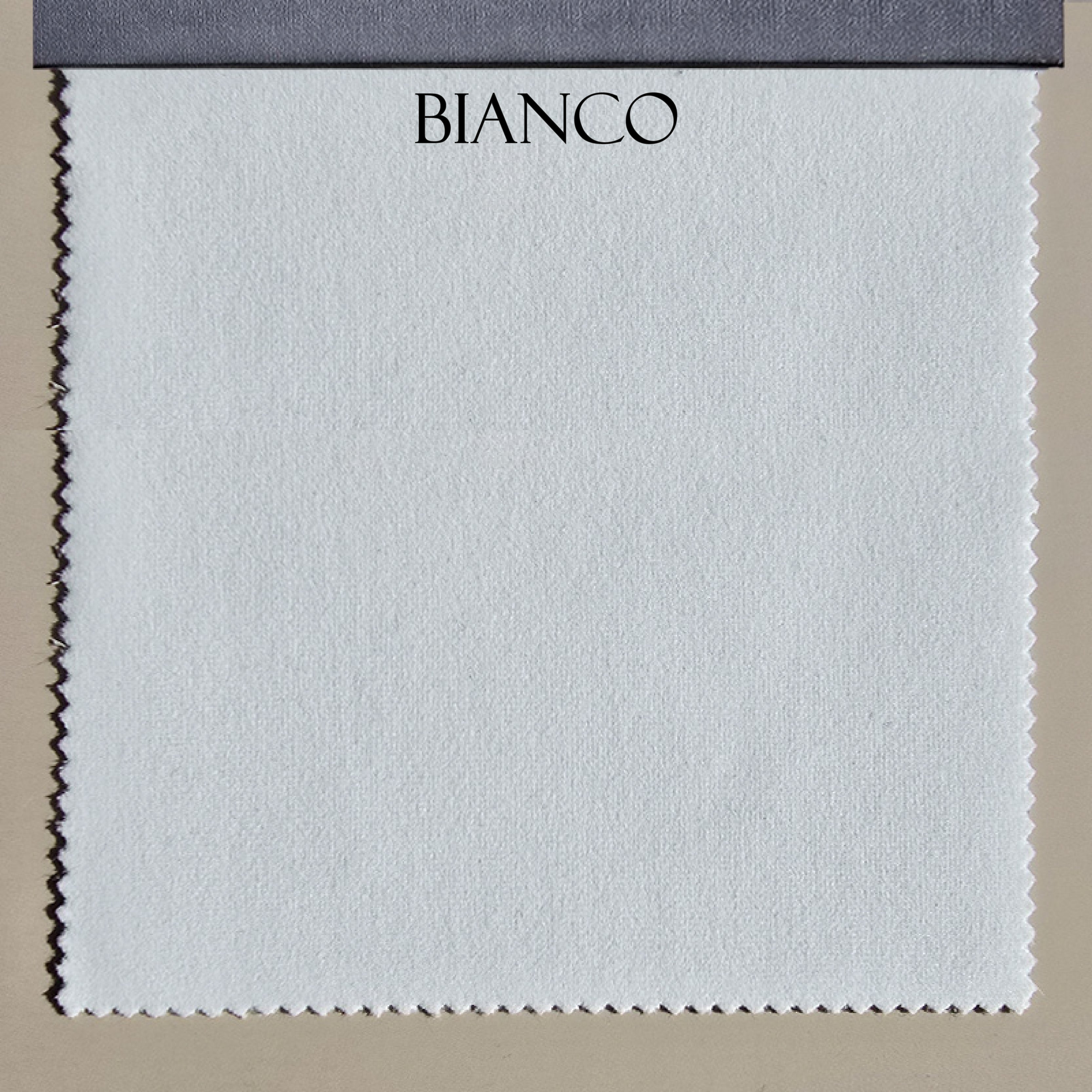 Tessuto Velluto "Toni del Bianco" Idrorepellente - Ignifugo Certificato