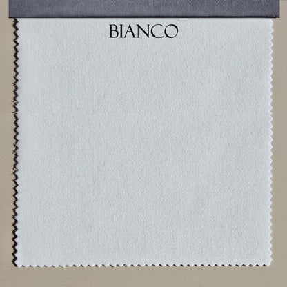 Tessuto Velluto "Toni del Bianco" Idrorepellente - Ignifugo Certificato