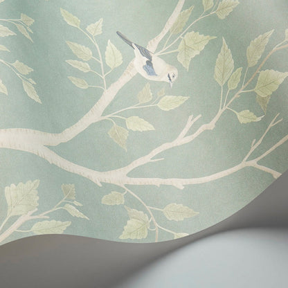 Carta da Parati "SEASONAL WOODS Sage" The Garden | COLE & SON