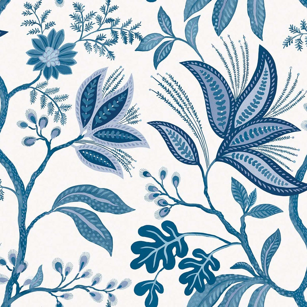 Tapete - „Zitrushain Wandbild - Blassrosa“ | WALLQUEST - DAISY BENNETT