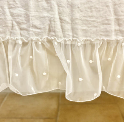 Tovaglia "Très Beau - Panna con Pizzo", 120x200