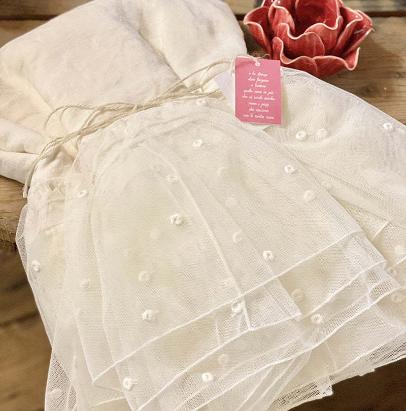 Tovaglia "Très Beau - Panna con Pizzo", 120x200