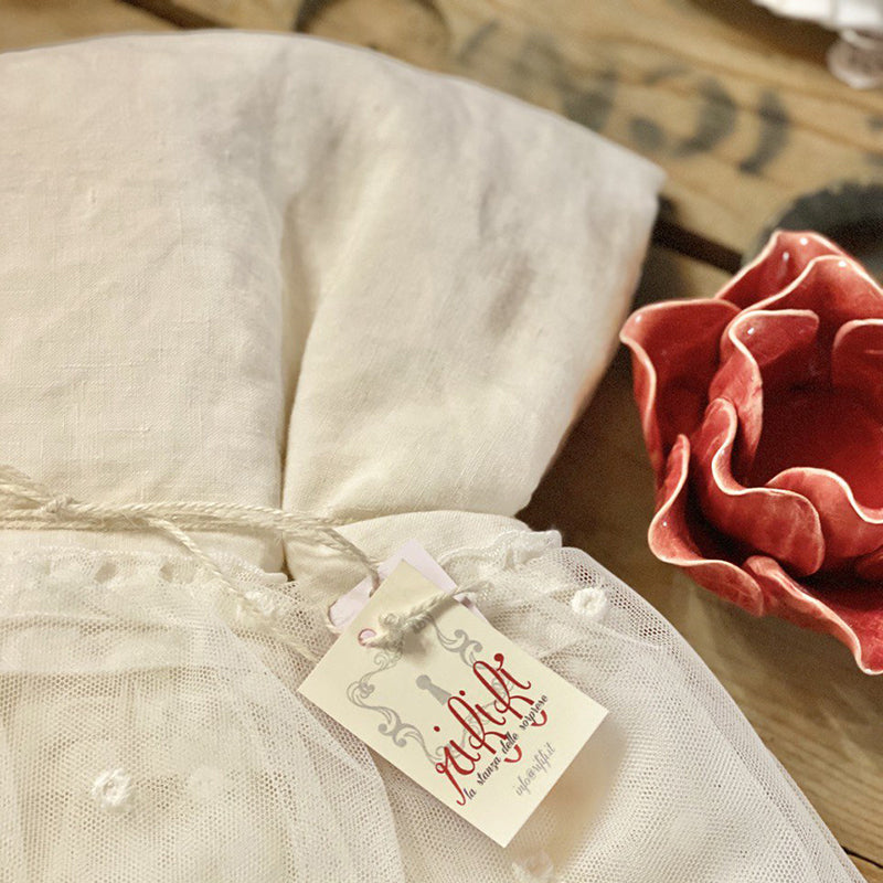 Tovaglia "Très Beau - Panna con Pizzo", 120x200