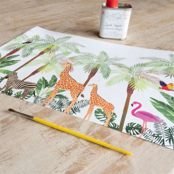 Stampa Trasferibile "BABY, ANIMAL SAFARI" 28x40 cm