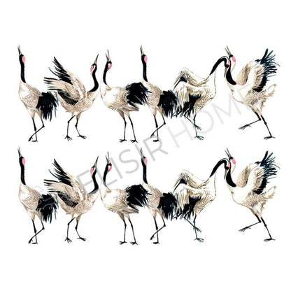 Stampa Trasferibile "PRIMAVERA, BIRDS DANCE" 28X40 cm