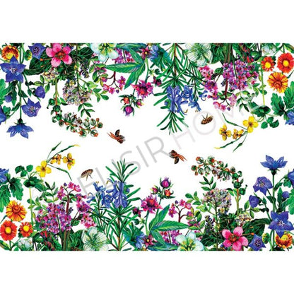 Stampa Trasferibile "PRIMAVERA, BEE GARDEN" 28X40 cm