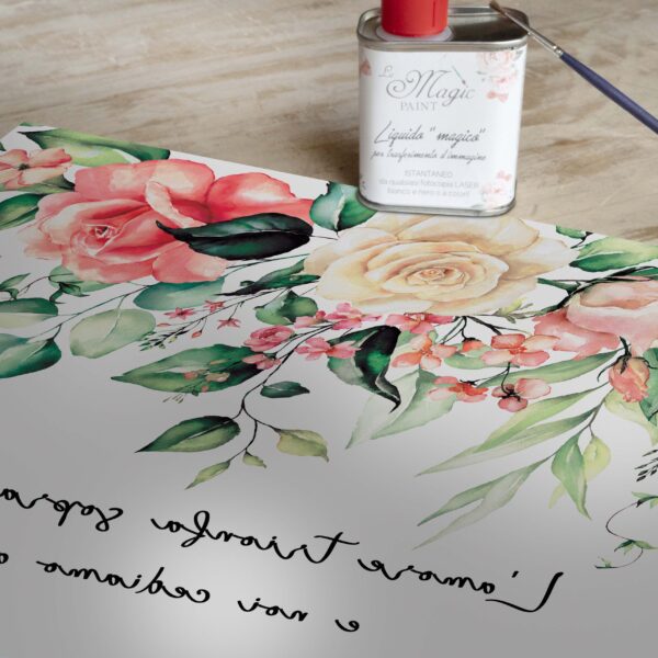 Stampa Trasferibile "PRIMAVERA, TRIONFO D'AMORE" 28X40 cm