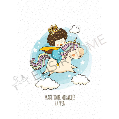 Stampa Trasferibile "BABY, PRINCE" 28x40 cm